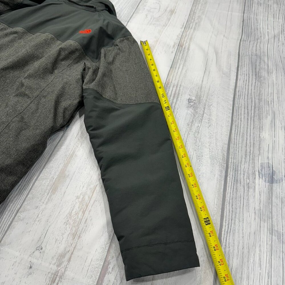 The North Face HYVENT Full Zip Ski Jacket Large Houndstooth Green Mens No Hood - Picture 12 of 16